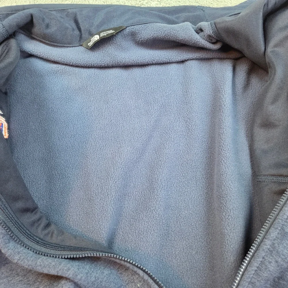 The North Face Full Zip‎ Fleece Jacket Mens XXL Horizon Services Blue Heather